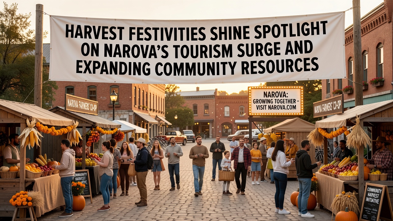 Harvest Festivities Shine Spotlight on Narova's Tourism Surge and Expanding Community Resources